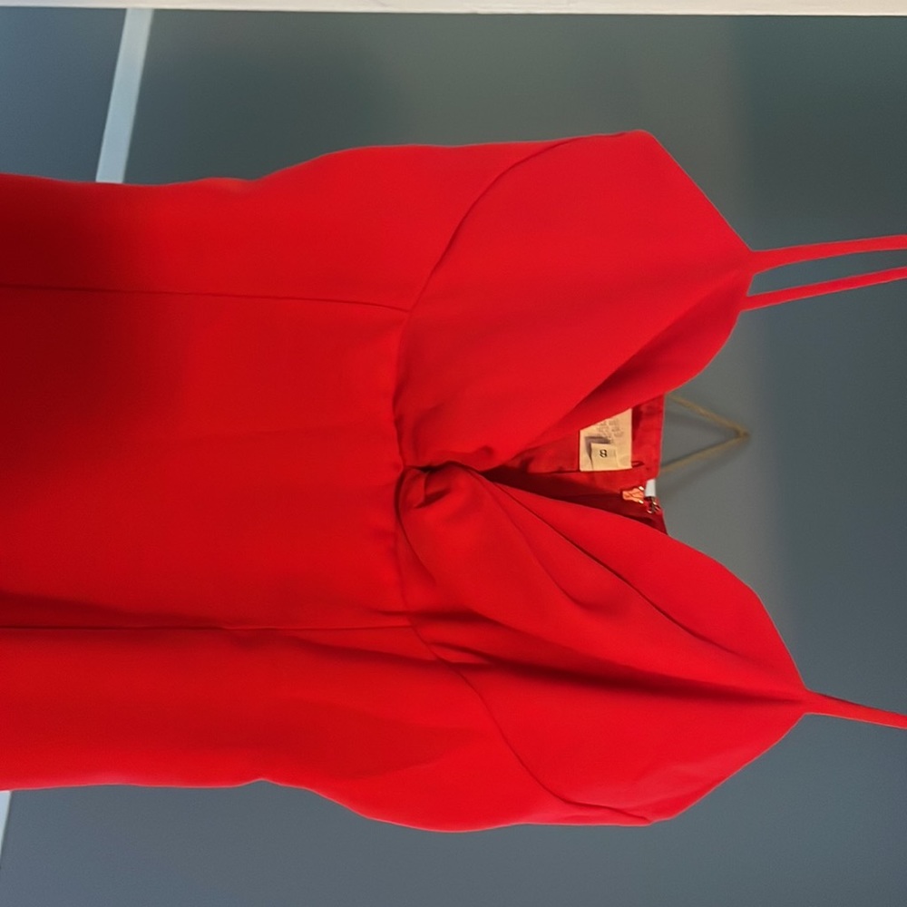 RED PROM DRESS - Picture 2 of 3